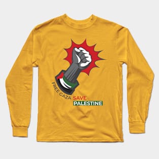 Free Palestine Long Sleeve T-Shirt